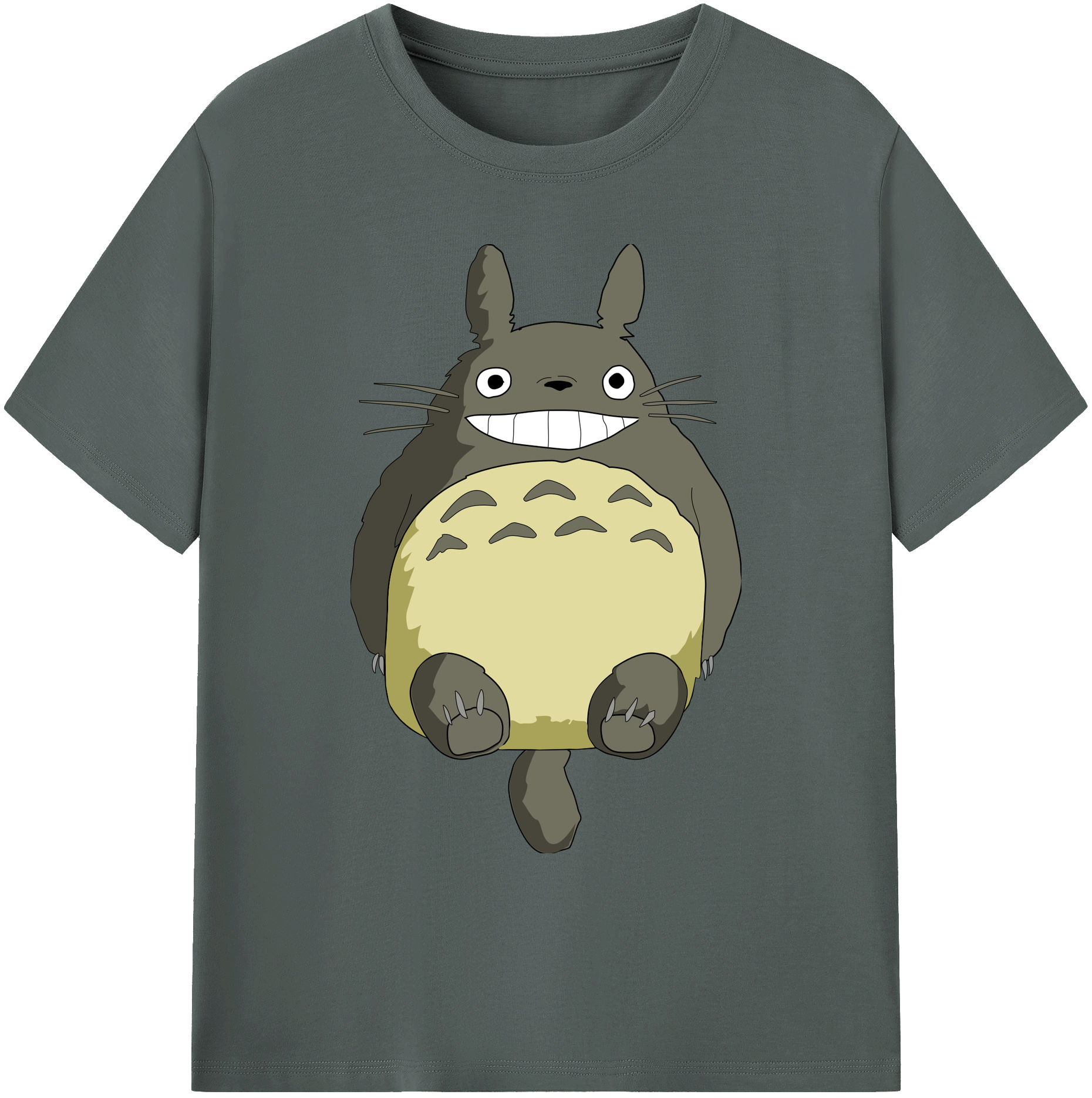 （画像用） となりのトトロ 草壁メイ 草壁サツキ My Neighbor Totoro Satsuki Kusakabe Mei Kusakabe 綿100％ メンズ半袖Tシャツ｜肌触りやわらか＆通気性